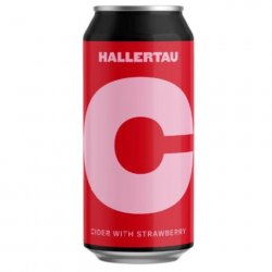 Hallertau Strawberry Cider 440mL - The Hamilton Beer & Wine Co