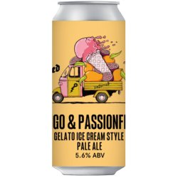 ORA x Unbarred Collab - Mango Passion Fruit Gelato Ice Cream Pale Ale 440ml (5.6%) - Indiebeer