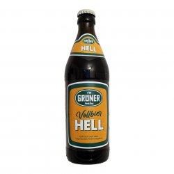 Gruner, Vollbier Hell, German Lager, 4.9%, 500ml - The Epicurean