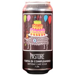 Pastore Torta di Compleanno Birthday Cake Sour 440ml (7%) - Indiebeer