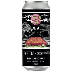 Pastore x Neon Raptor Collab The Diplomat Apple & Blackberry Crumble Pastry Sour 440ml (6%) - Indiebeer