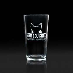 Mad Squirrel Conical 12 Pint Glass - Mad Squirrel