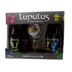 Coffret Lupulus - 4x33cl + 1 verre - Drinks Explorer