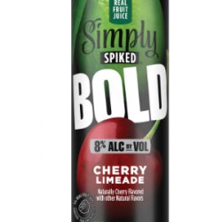 Simply Spiked Bold Cherry Lime 1224 oz cans - Beverages2u