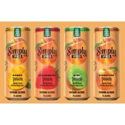 Simply Spiked Peach Variety 12 pack12 oz cans - Beverages2u