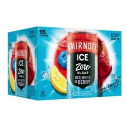 Smirnoff Ice Zero Red White & Berry 12 pack12 oz cans - Beverages2u