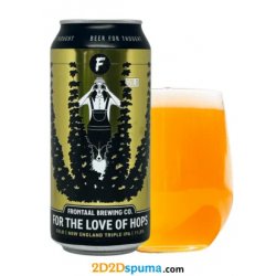 Frontaal For the Love of Hops  Gold 44cl - 2D2Dspuma