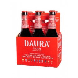 ESTRELLA DAMM DAURA GLUTEN FREE LAGER 12oz 6PK BOTTLES - Schaefer’s