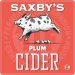Saxbys Plum Cider 20L Bag in Box Saxbys Plum Cider 20L Bag in Box