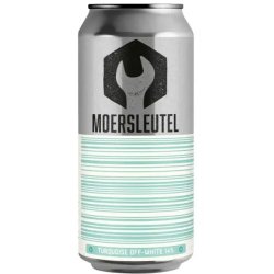 Moersleutel Craft Brewery Barcode: Turquoise Off-White