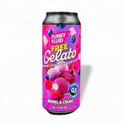 Funky Fluid Free Gelato: Berries & Cream