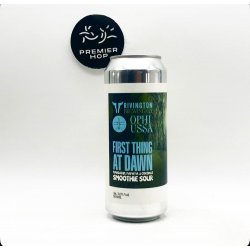 Rivington Brewing Co First Thing At Dawn [Mandarin, Papaya & Coconut - LACTOSE]