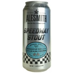 AleSmith Brewing Company Zwart Speedway Stout Madagascar Vanilla & Ceylon Alba Cinnamon - BierBazaar