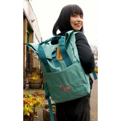 Cloudwater Roll Top Backpack Sage Green - Cloudwater