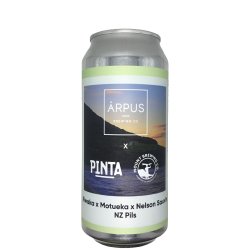 Ārpus Brewing Co. Ārpus X PINTA X Mount Brewing Co Riwaka X Motueka X Nelson Sauvin NZ Pils