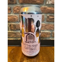 Vault City Brewing Cotton Candy Cupcakes