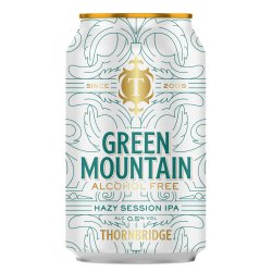 Thornbridge Brewery Green Mountain Hazy IPA - The Alcohol Free Drinks Company