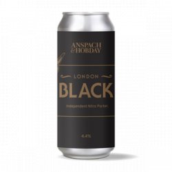 Anspach & Hobday - London Black - Nitro Porter - 4.4% - 470ml Can - MK Biergarten