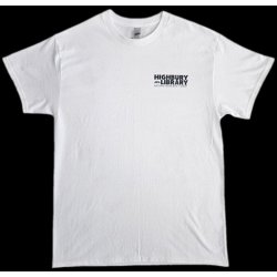 White Short Sleeve T-Shirt - Highbury Library