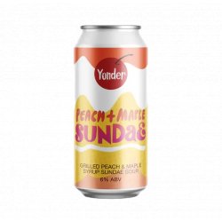 Yonder - Peach & Maple Sundae - Dessert Sour   - Hops and Hampers