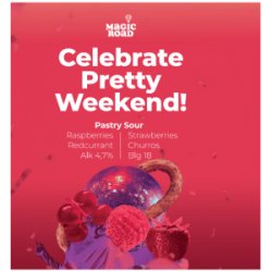 Magic Road Celebrate Pretty Weekend - Raspberries, Strawberries, Red Currant & Churrios