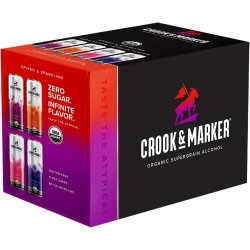 Crook & Marker Spiked and Sparkling Red Variety Pack 8 pack 12 oz. Can - Kelly’s Liquor