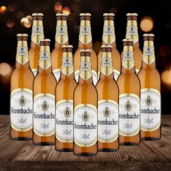 Krombacher Pils German Premium Lager 500ml Bottles - 4.8% ABV - Beerhunter