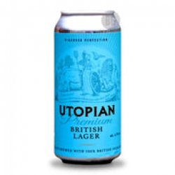 Utopian British Premium Lager - Beer Guerrilla