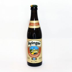 Ayinger Weizenbock  Ayinger Privatbrauerei - La Bodega del Lúpulo