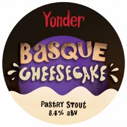 Yonder Brewing Basque Cheesecake