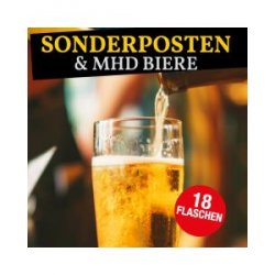 Bier-Sonderposten MHD - 18 Flaschen aus Bayern - Biershop Bayern