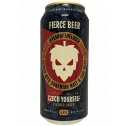 Fierce Czech Yourself Pilsner Lager 440ml - Inverurie Whisky Shop