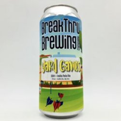 BreakThru Yard Games Hazy IPA Can - Bottleworks