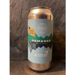 Verdant Brewing Co Remarks (Travellers Series)