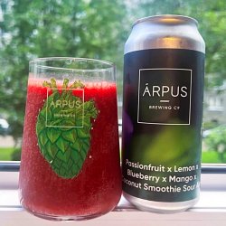 Ārpus Brewing Co. Passionfruit X Lemon X Blueberry X Mango X Coconut Smoothie Sour Ale