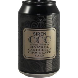Siren Craft Brew Deconstructed Barrel Caribbean Chocolate Cake