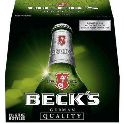 Beck's Beer 12 pack 12 oz. Bottle - Kelly’s Liquor