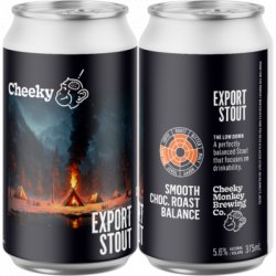 Cheeky Monkey Brewing Co Export Stout Cheeky Monkey Brewing Co Export Stout