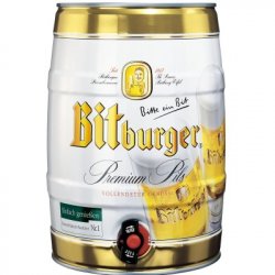 Barril de cerveza Bitburger Pils 5 litros - Cervezus