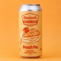 Peninsula Peach Pie 6,7% 44cl. - La Domadora y el León