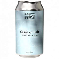 Slow Lane Brewing Grain Of Salt Mixed Culture Gose 375mL - The Hamilton Beer & Wine Co