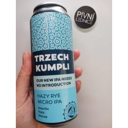 Trzech Kumpli ONINI Hazy Rye Micro IPA 3,3% 0,5l DMT:9.2.25 - Pivní lednice