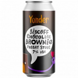 Yonder Brewing & Blending - Biscoff Chocolate Brownie - Left Field Beer