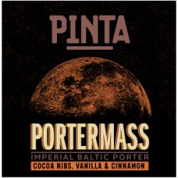 Browar PINTA Portermass Cocoa Nibs, Vanilla & Cinnamon Browar PINTA Portermass Cocoa Nibs, Vanilla & Cinnamon