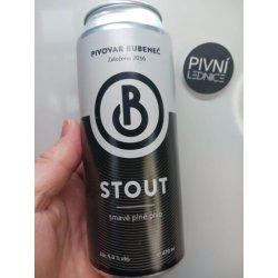 Bubeneč Bubenečský Stout 12°5% 0,47l - Pivní lednice