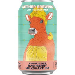 Aether Brewing Raspberry Milkshake IPA 375ml - BoozeBud