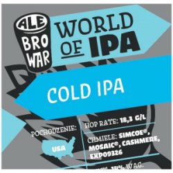 AleBrowar World of IPA: Cold IPA