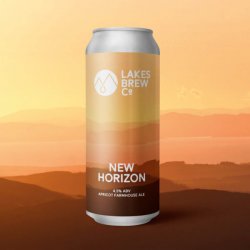 Lakes Brew Co New Horizon  Apricot Farmhouse Ale  4.5% - Lakes Brew Co