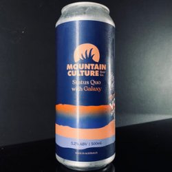 Mountain Culture Beer Co., Status Quo With Galaxy: Pale Ale, 500ml - My Beer Dealer