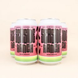 Banks Seaside Ranch Watermelon & Cucumber Gose Can 355ml 4 Pack - Beermash
